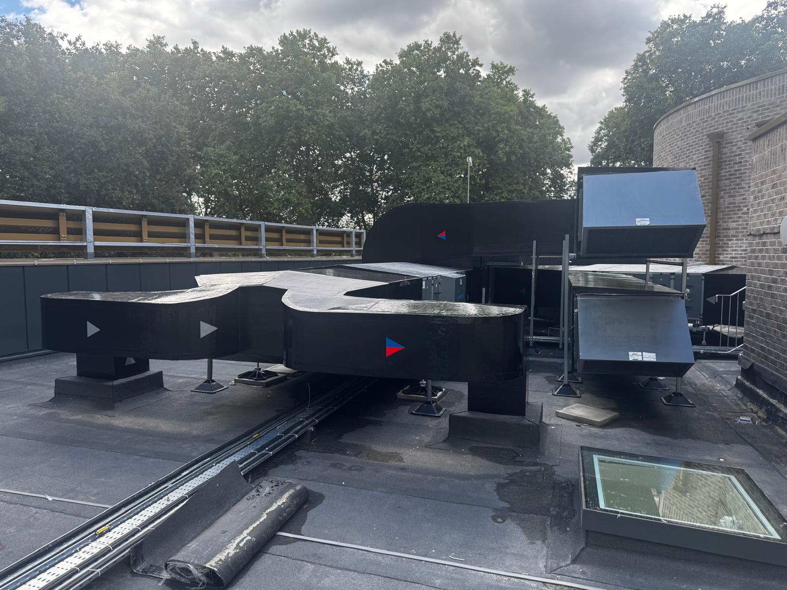 Chingford Crematorium — Rooftop Ductwork