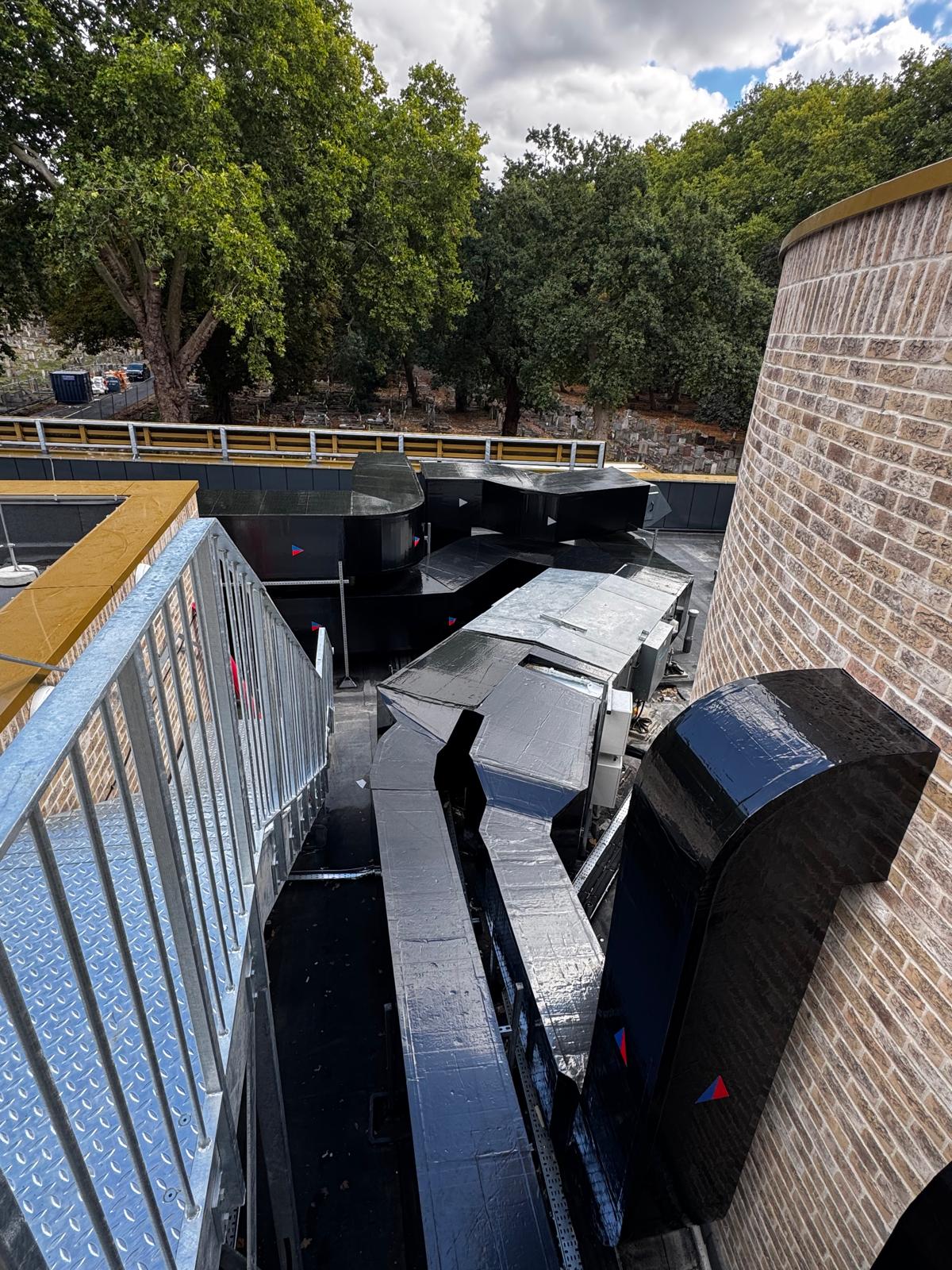 Chingford Crematorium — Rooftop Ductwork — photo 20