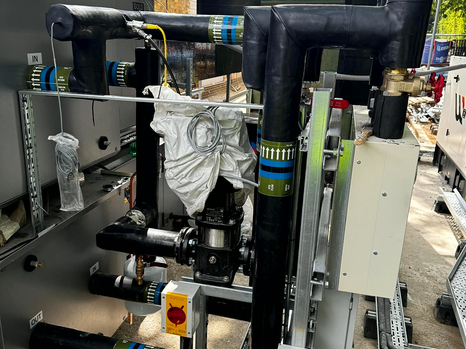 Plant Room, Boiler & Valve Insulation